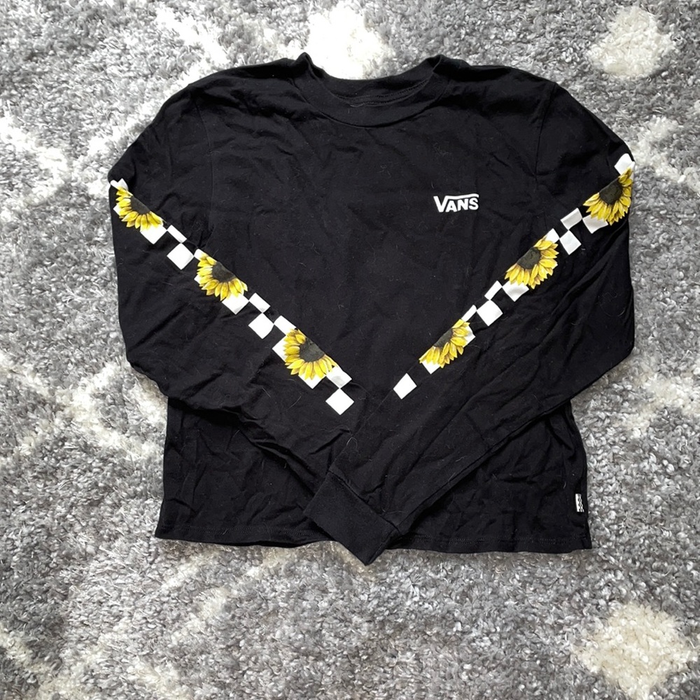 Vans Checkerboard Sunflower Long Sleeve